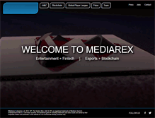 Tablet Screenshot of mediarex.com